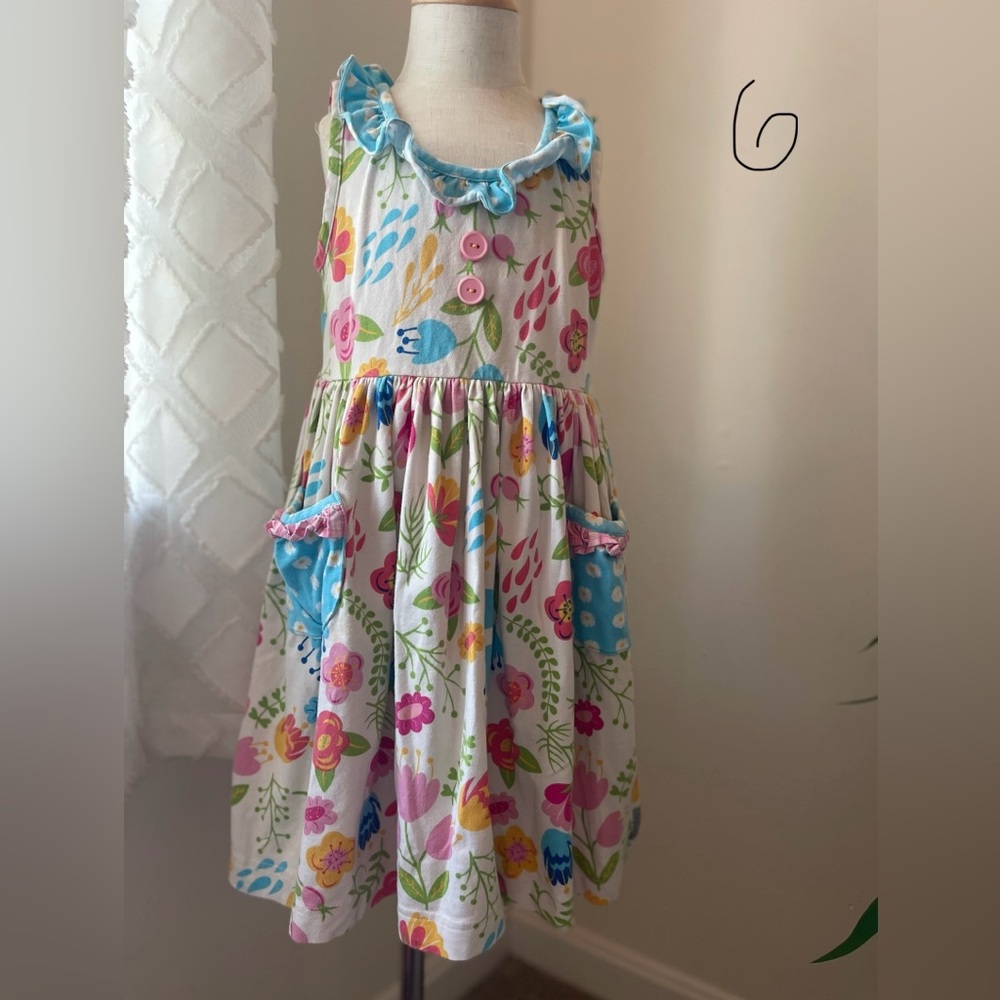 Eleanor Rose twirl floral sundress size 5-6